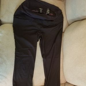 Black maternity dress pants